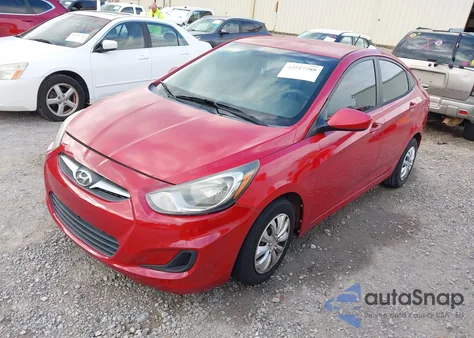 2014 Hyundai Accent Gls from USA, damaged, VIN KMHCT4AEXEU750409